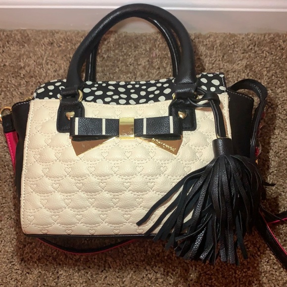 Betsey Johnson Handbags - Betsy Johnson rhinestone Crossbody Bag